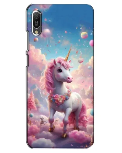 Чехол для Huawei Y6 2019 с картинкой «Единорог среди облаков» Чехол для Huawei Y6 2019 с картинкой «Единорог среди облаков»