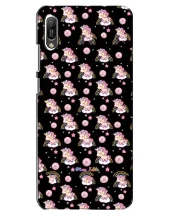 Чехол для Huawei Y6 2019 с картинкой «Magic Unicorn паттерн»