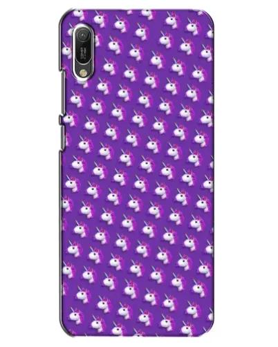 Чехол для Huawei Y6 2019 с картинкой «Единороги на фиолетовом» Чехол для Huawei Y6 2019 с картинкой «Единороги на фиолетовом»