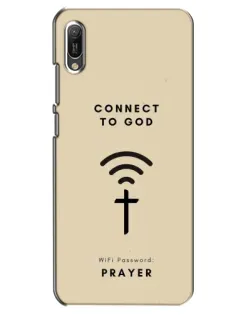 Чехол для Huawei Y6 2019 с картинкой «Молитва Connect»