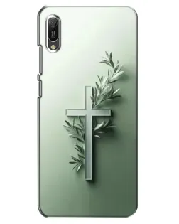 Чехол для Huawei Y6 2019 с картинкой «Оливковая ветвь»