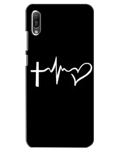 Чехол для Huawei Y6 2019 с картинкой «Пульс веры»