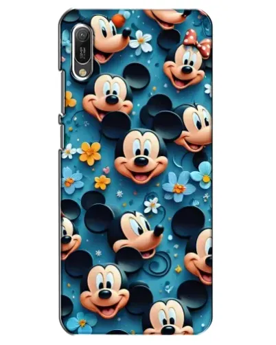 Чехол для Huawei Y6 2019 с картинкой «Паттерн Микки и Минни» Чехол для Huawei Y6 2019 с картинкой «Паттерн Микки и Минни»