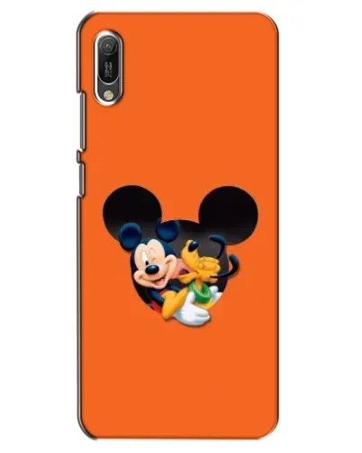 Чехол для Huawei Y6 2019 с картинкой «Сердце Микки Минни» Чехол для Huawei Y6 2019 с картинкой «Сердце Микки Минни»