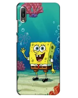 Чехол для Huawei Y6 2019 с картинкой «Подводный привет»