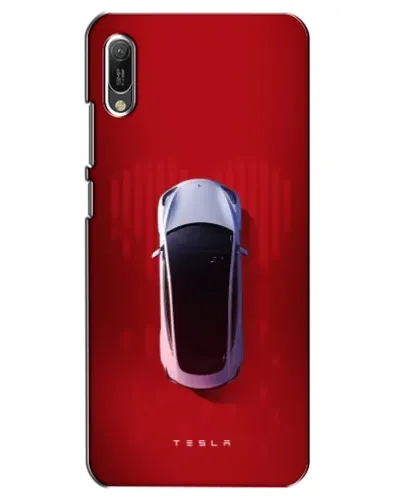 Чехол для Huawei Y6 2019 с картинкой «Tesla Top View»
