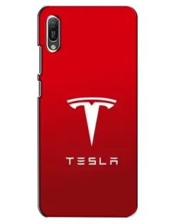 Чохол для Huawei Y6 2019 з картинкою «Tesla Red Classic» Чохол для Huawei Y6 2019 з картинкою «Tesla Red Classic»