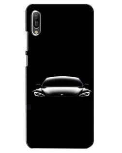 Чохол для Huawei Y6 2019 з картинкою «Фари Tesla Night» Чохол для Huawei Y6 2019 з картинкою «Фари Tesla Night»