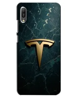 Чохол для Huawei Y6 2019 з картинкою «Мармурова Tesla Gold» Чохол для Huawei Y6 2019 з картинкою «Мармурова Tesla Gold»