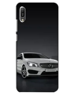 Чехол для Huawei Y6 2019 с картинкой «Mercedes AMG GT Silver»