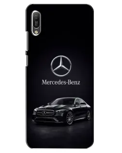 Чехол для Huawei Y6 2019 с картинкой «Mercedes — решетка радиатора»