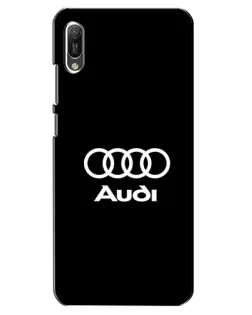 Чехол для Huawei Y6 2019 с картинкой «Классическое лого Audi»