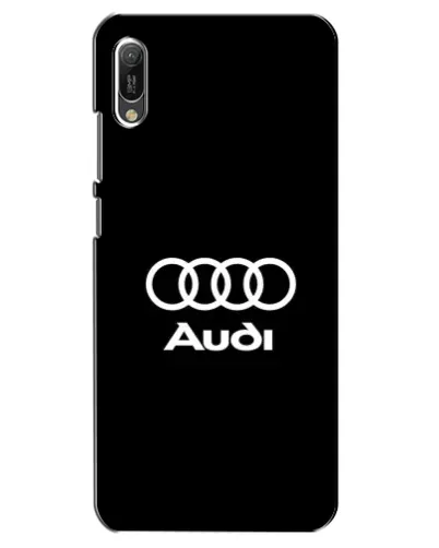 Чехол для Huawei Y6 2019 с картинкой «Классическое лого Audi»