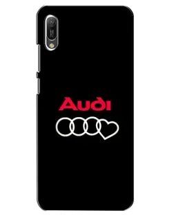 Чехол для Huawei Y6 2019 с картинкой «Логотип Audi Heart»