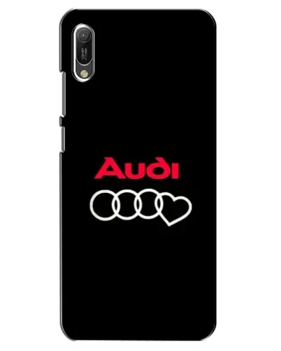 Чехол для Huawei Y6 2019 с картинкой «Логотип Audi Heart»