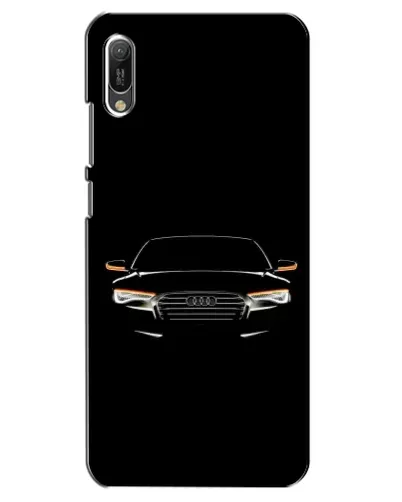 Чехол для Huawei Y6 2019 с картинкой «Audi — ночной контур»
