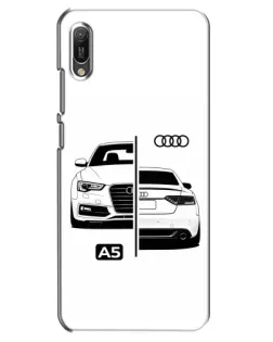 Чехол для Huawei Y6 2019 с картинкой «Audi — контрастный дизайн» Чехол для Huawei Y6 2019 с картинкой «Audi — контрастный дизайн»