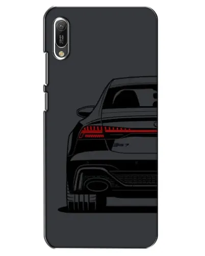 Чехол для Huawei Y6 2019 с картинкой «Задняя часть Audi — арт»