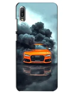 Чехол для Huawei Y6 2019 с картинкой «Audi в облаках дыма» Чехол для Huawei Y6 2019 с картинкой «Audi в облаках дыма»