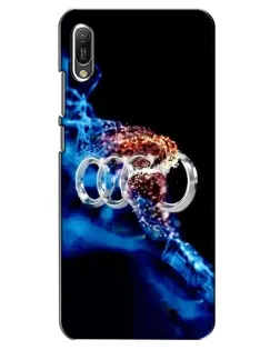 Чехол для Huawei Y6 2019 с картинкой «Энергия лого Audi» Чехол для Huawei Y6 2019 с картинкой «Энергия лого Audi»