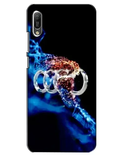 Чехол для Huawei Y6 2019 с картинкой «Энергия лого Audi»