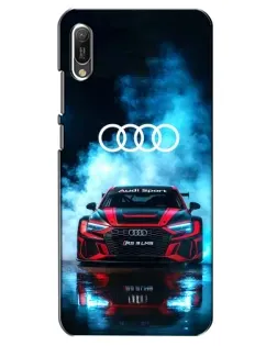Чехол для Huawei Y6 2019 с картинкой «Audi Sport — неон» Чехол для Huawei Y6 2019 с картинкой «Audi Sport — неон»