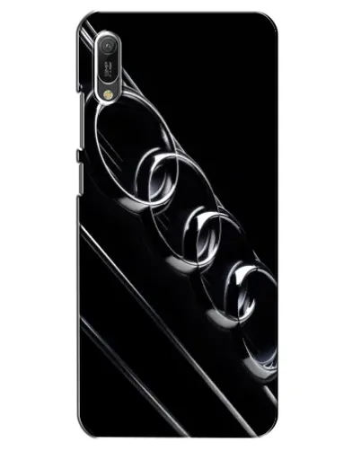 Чехол для Huawei Y6 2019 с картинкой «Audi — абстрактные кольца»