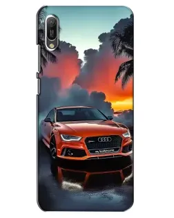 Чехол для Huawei Y6 2019 с картинкой «Audi — закат» Чехол для Huawei Y6 2019 с картинкой «Audi — закат»