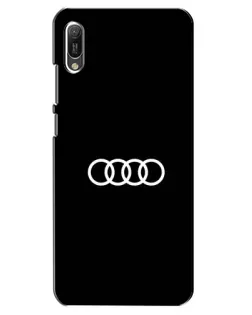 Чехол для Huawei Y6 2019 с картинкой «Audi White Logo» Чехол для Huawei Y6 2019 с картинкой «Audi White Logo»