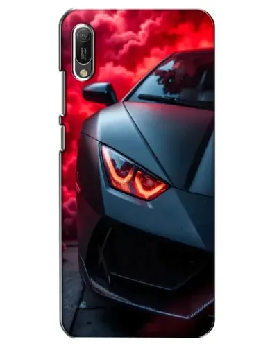 Чехол для Huawei Y6 2019 с картинкой «Lamborghini красное сияние» Чехол для Huawei Y6 2019 с картинкой «Lamborghini красное сияние»