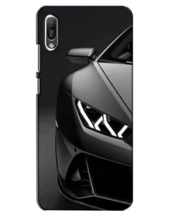 Чохол для Huawei Y6 2019 з картинкою «Lamborghini фари деталізація»