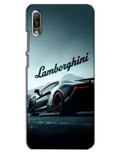 Чохол для Huawei Y6 2019 з картинкою «Класичний Lamborghini надпис»