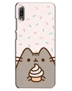 Чохол для Huawei Y6 2019 з картинкою «Пушин з кексом» Чохол для Huawei Y6 2019 з картинкою «Пушин з кексом»