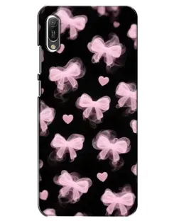 Чехол для Huawei Y6 2019 с картинкой «Геометрия банта»