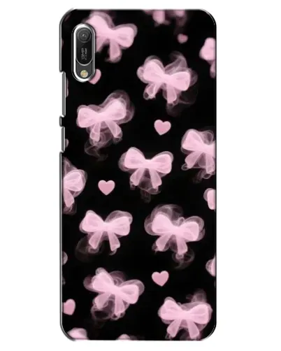 Чехол для Huawei Y6 2019 с картинкой «Геометрия банта»