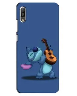 Чехол для Huawei Y6 2019 с картинкой «Стич с укулеле»