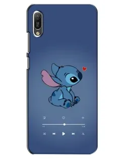 Чехол для Huawei Y6 2019 с картинкой «Музыкальный Stitch»