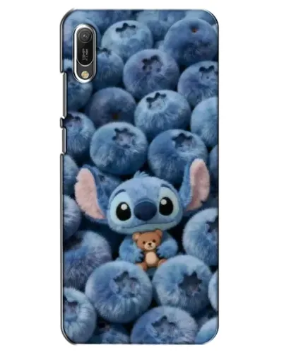 Чехол для Huawei Y6 2019 с картинкой «Стич и голубика» Чехол для Huawei Y6 2019 с картинкой «Стич и голубика»