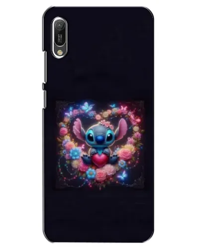 Чехол для Huawei Y6 2019 с картинкой «Stitch в цветах» Чехол для Huawei Y6 2019 с картинкой «Stitch в цветах»