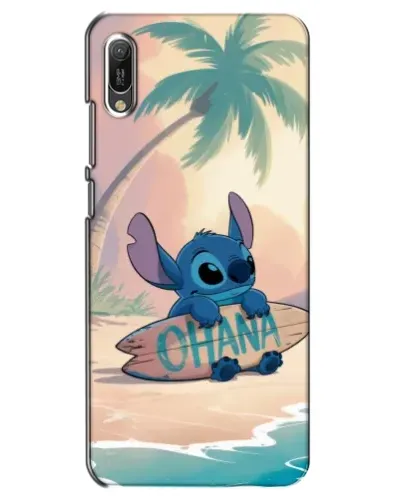 Чехол для Huawei Y6 2019 с картинкой «Стич на серфе» Чехол для Huawei Y6 2019 с картинкой «Стич на серфе»