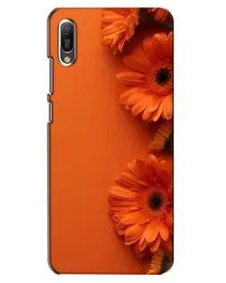 Чехол для Huawei Y6 2019 с картинкой «Оранжевые герберы» Чехол для Huawei Y6 2019 с картинкой «Оранжевые герберы»