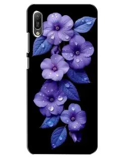 Чохол для Huawei Y6 2019 з картинкою «Фіолетові квіти з росою» Чохол для Huawei Y6 2019 з картинкою «Фіолетові квіти з росою»