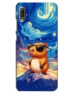 Чохол для Huawei Y6 2019 з картинкою «Капібара Ван Гога»