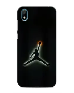 Чехол для Huawei Y6 Pro (2019)/ Y6 Prime 2019 с картинкой «Jordan Gradient Logo»