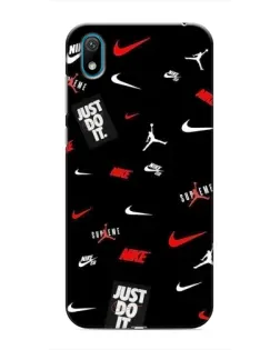Чехол для Huawei Y6 Pro (2019)/ Y6 Prime 2019 с картинкой «Nike Mix Pattern»