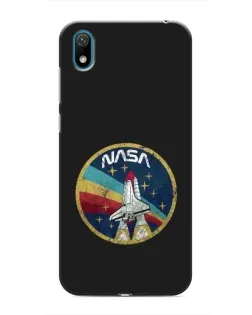 Чехол для Huawei Y6 Pro (2019)/ Y6 Prime 2019 с картинкой «NASA — эмблема миссии»