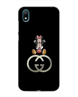 Чехол для Huawei Y6 Pro (2019)/ Y6 Prime 2019 с картинкой «Минни Маус на лого»