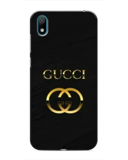 Чехол для Huawei Y6 Pro (2019)/ Y6 Prime 2019 с картинкой «Золотой логотип Gucci»