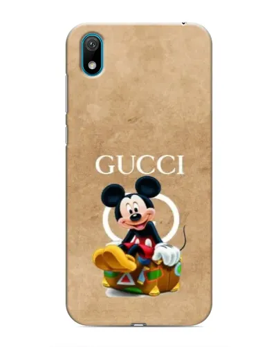 Чехол для Huawei Y6 Pro (2019)/ Y6 Prime 2019 с картинкой «Микки Маус Gucci — крафт» Чехол для Huawei Y6 Pro (2019)/ Y6 Prime 2019 с картинкой «Микки Маус Gucci — крафт»