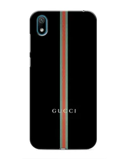 Чехол для Huawei Y6 Pro (2019)/ Y6 Prime 2019 с картинкой «Gucci — строгая линия»